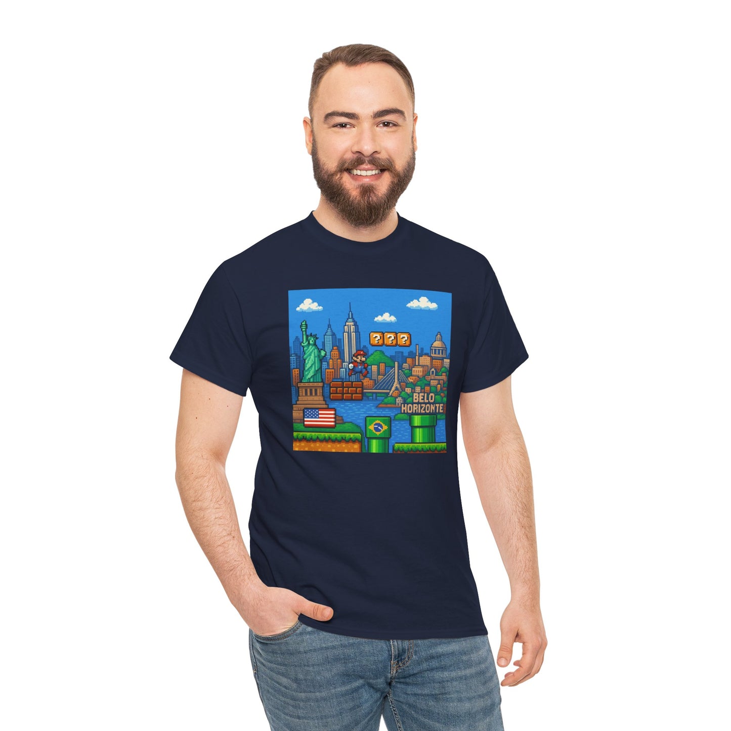 Camiseta De Volta Pro Brasil – Nostalgia Gamer BornBrasil