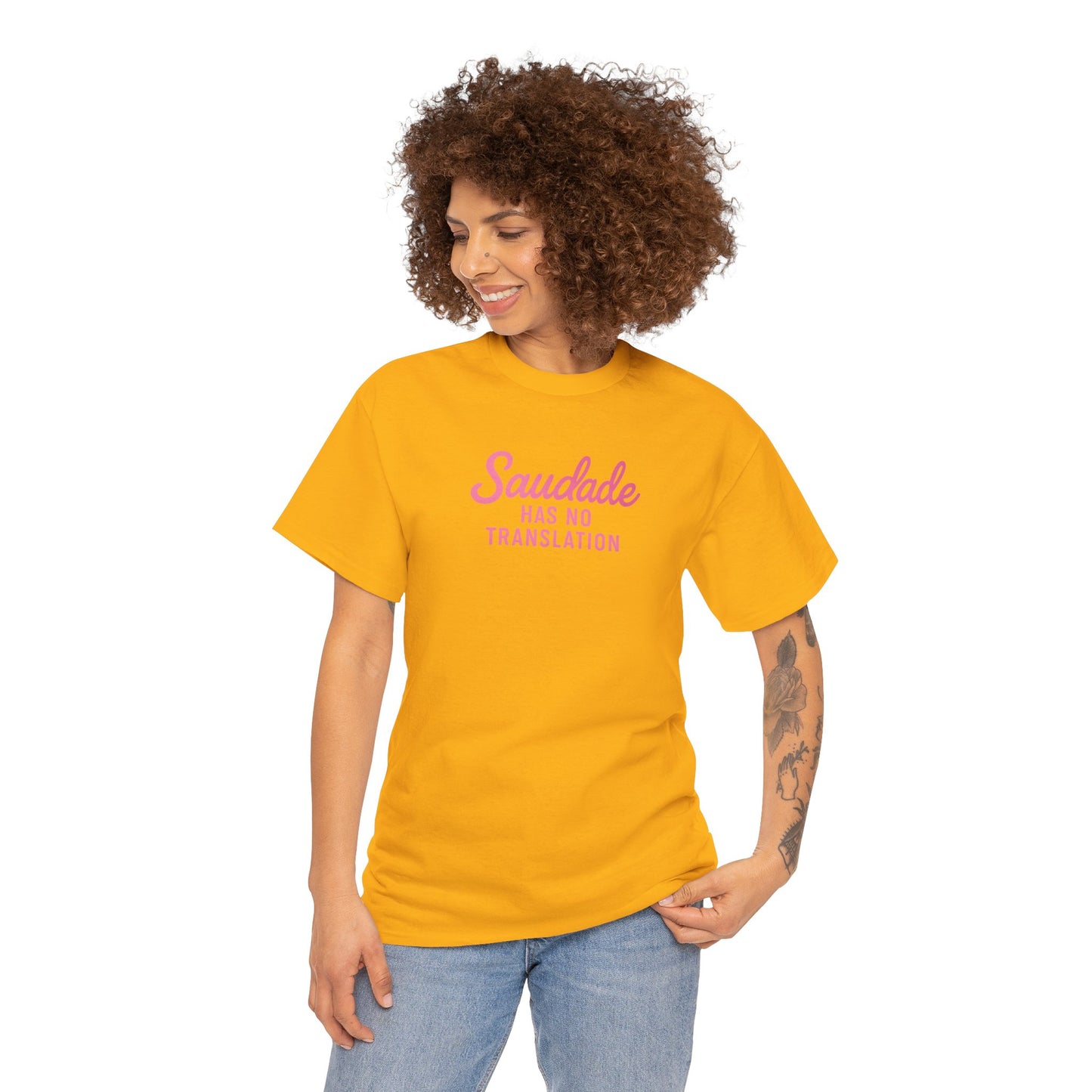 Camiseta Saudade Has No Translation – Moda Brasileira Feminina