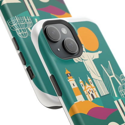 iphone e samsung com imã