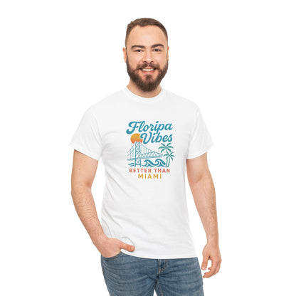 Camiseta Floripa Vibes – Better Than Miami BornBrasil