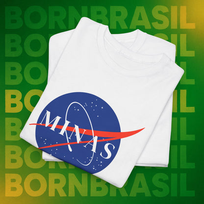 Camiseta Feminina  Minas NASA Parody - Orgulho Mineiro Streetwear