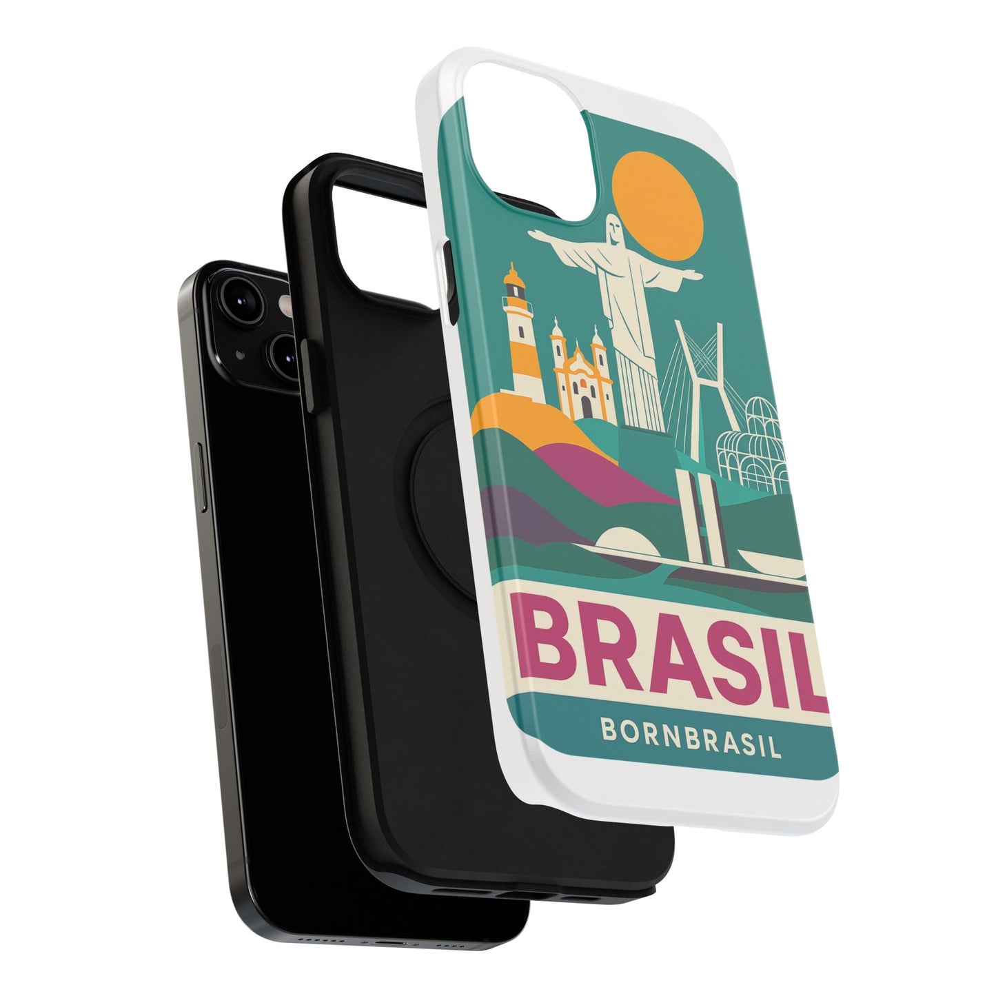 iphone e samsung com imã