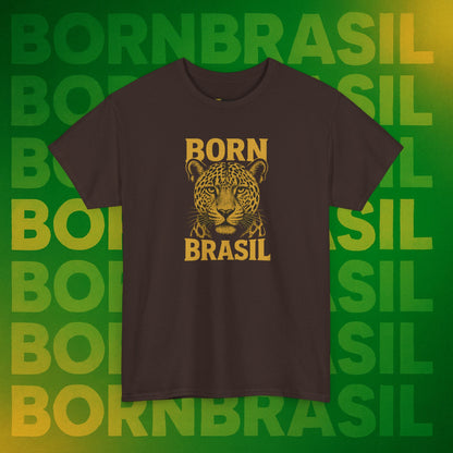 Camiseta Masculina Born Brasil Onça-Pintada Premium