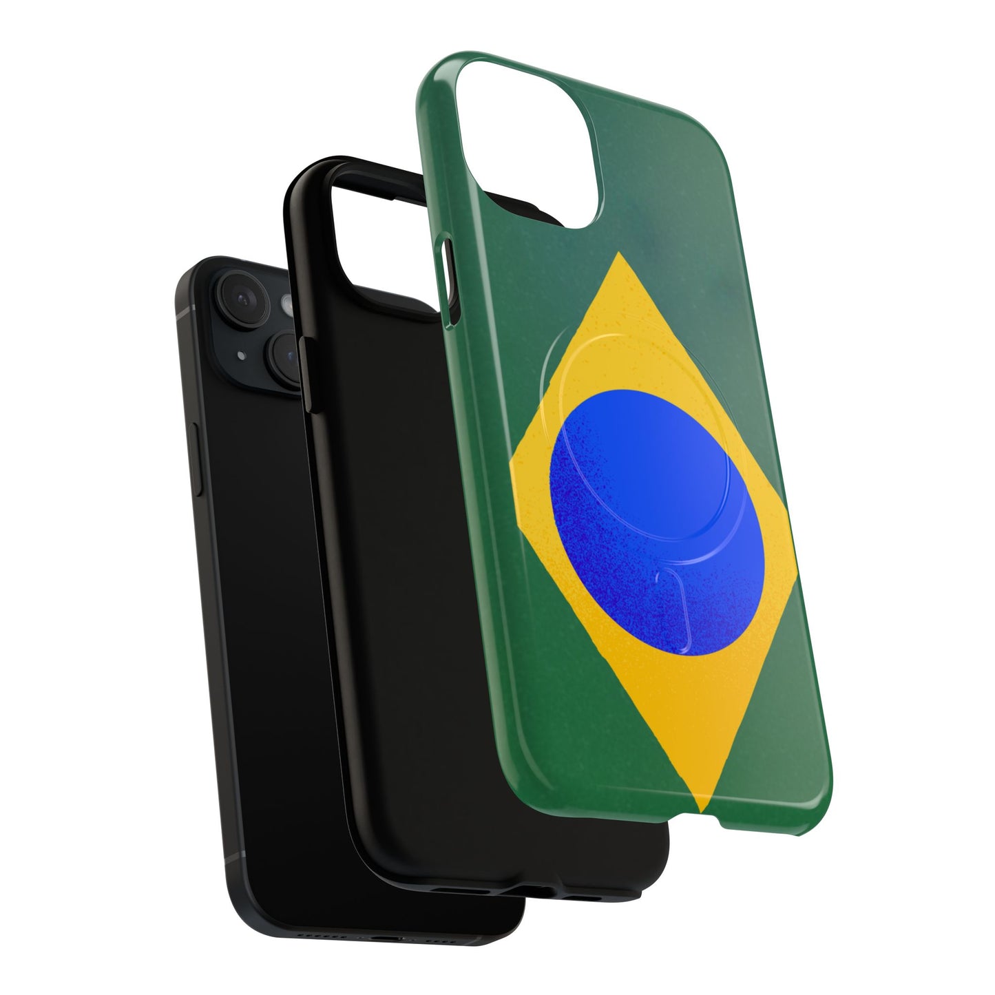 Capa MagSafe iPhone "Bandeira Minimalista" - Case Magnética Premium (iPhone 13 ao 17 Pro Max)