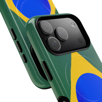 Capa MagSafe iPhone "Bandeira Minimalista" - Case Magnética Premium (iPhone 13 ao 17 Pro Max)