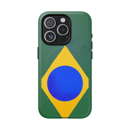 Capa MagSafe iPhone "Bandeira Minimalista" - Case Magnética Premium (iPhone 13 ao 17 Pro Max)
