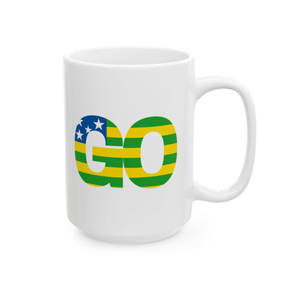 Caneca de Cerâmica "Alma Goiana" – Piqui, Viola & Cafézin