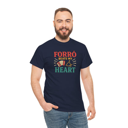 Camiseta Forró Beats My Heart – Cultura Nordestina BornBrasil