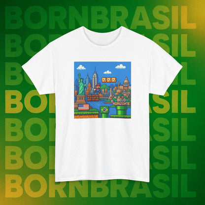 Camiseta De Volta Pro Brasil – Nostalgia Gamer BornBrasil