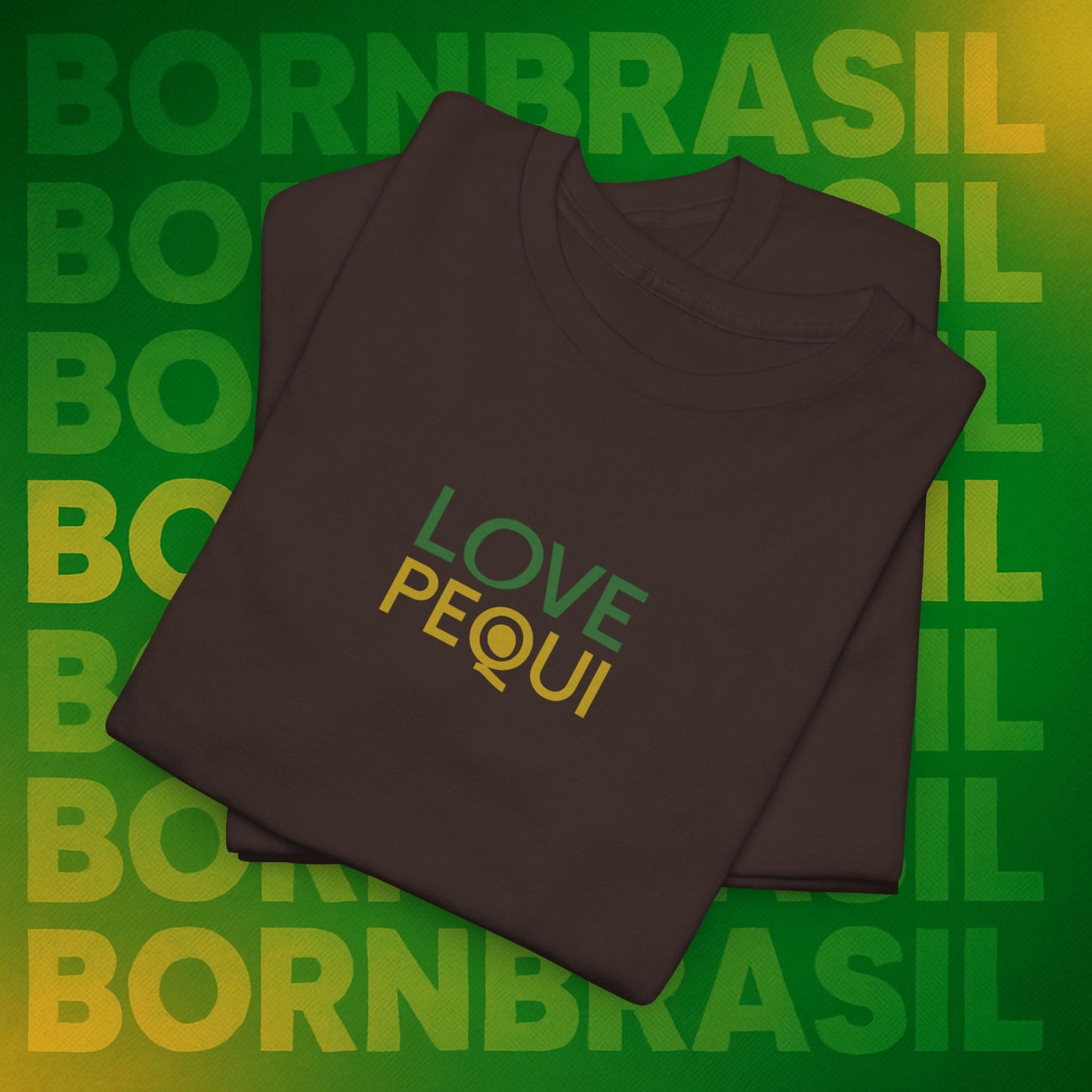 Camiseta Love Pequi – Minimalista Premium BornBrasil