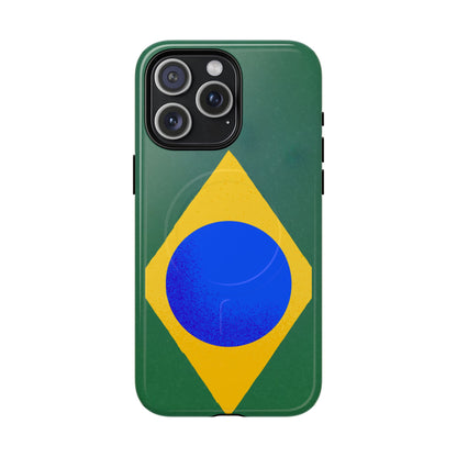 Capa MagSafe iPhone "Bandeira Minimalista" - Case Magnética Premium (iPhone 13 ao 17 Pro Max)