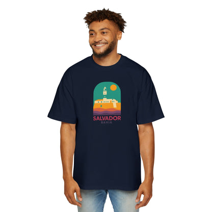 Camiseta Retrô Bahia – Salvador Farol da Barra Oversized