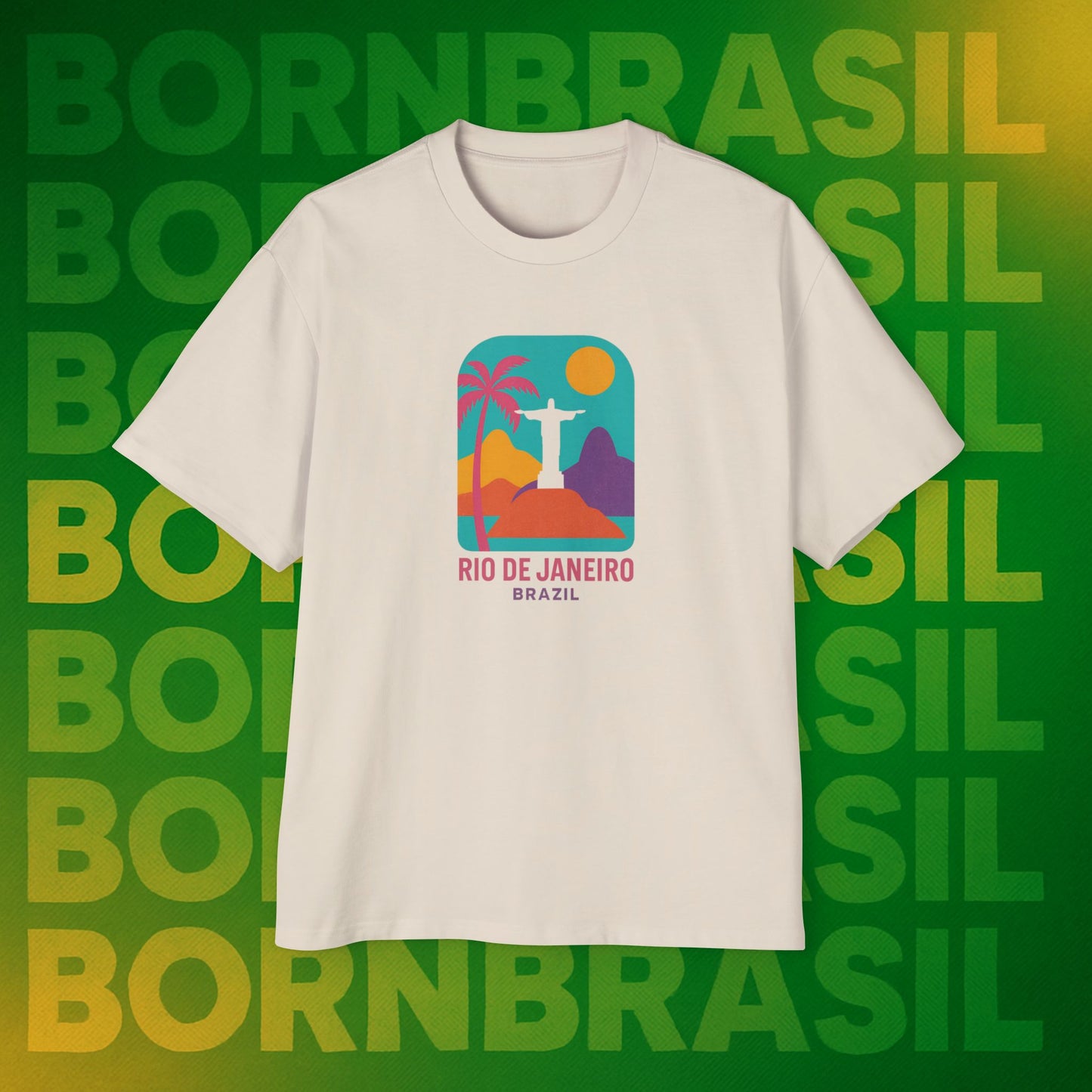 Camiseta Retrô Rio de Janeiro – Oversized