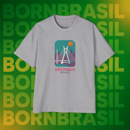 Camiseta Retrô São Paulo – Estilo Vintage Urbano Oversized