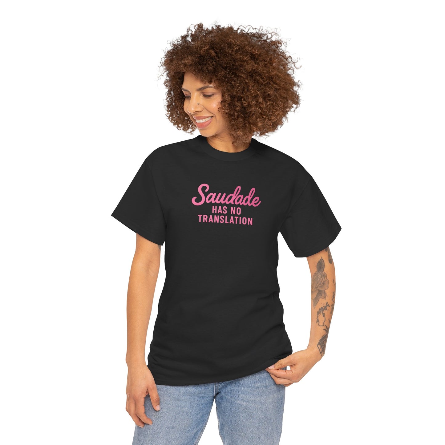 Camiseta Saudade Has No Translation – Moda Brasileira Feminina