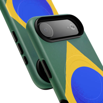 Capa MagSafe iPhone "Bandeira Minimalista" - Case Magnética Premium (iPhone 13 ao 17 Pro Max)