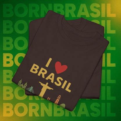 Camiseta I Love Brasil –  BornBrasil