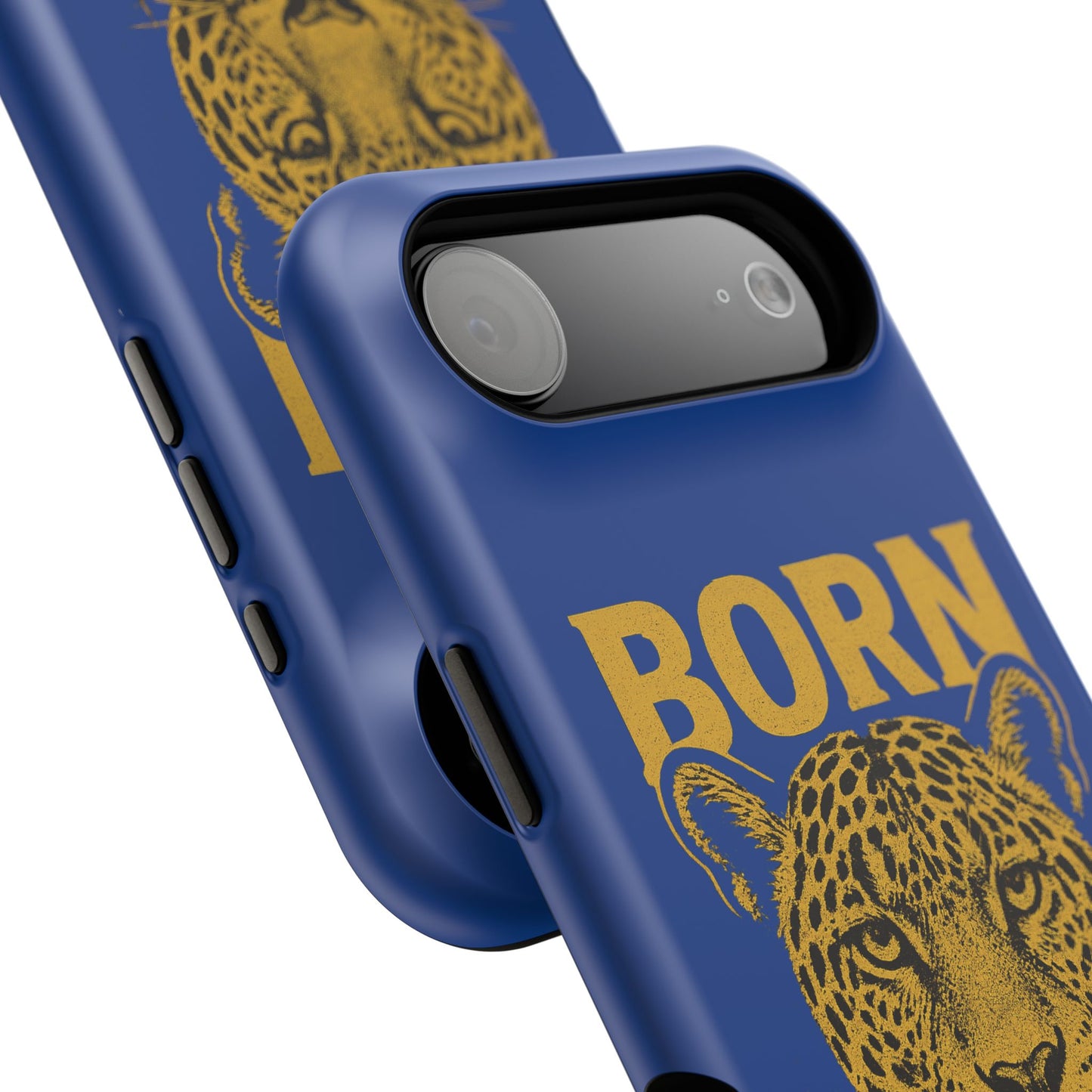 Capinha iPhone Impact-Resistant “Born Brasil Onça” – Proteção Premium do 11 ao 17 Pro Max | BornBrasil
