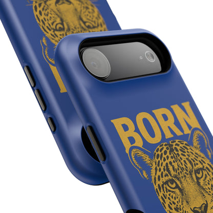 Capinha iPhone Impact-Resistant “Born Brasil Onça” – Proteção Premium do 11 ao 17 Pro Max | BornBrasil