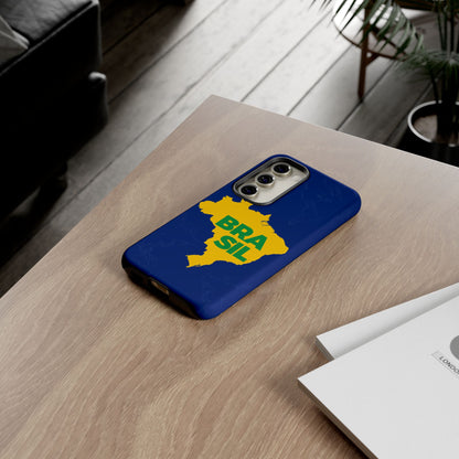 Capinha Samsung Galaxy "BRASIL" Mapa Mundi - Premium de Alta Proteção (S10+ ao S25 Ultra)