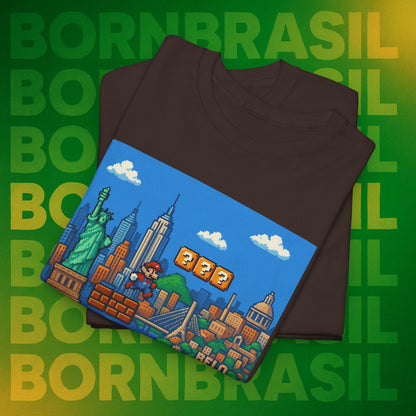 Camiseta De Volta Pro Brasil – Nostalgia Gamer BornBrasil