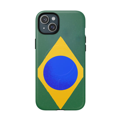 Capa MagSafe iPhone "Bandeira Minimalista" - Case Magnética Premium (iPhone 13 ao 17 Pro Max)