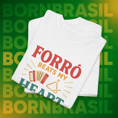 Camiseta Forró Beats My Heart – Cultura Nordestina BornBrasil