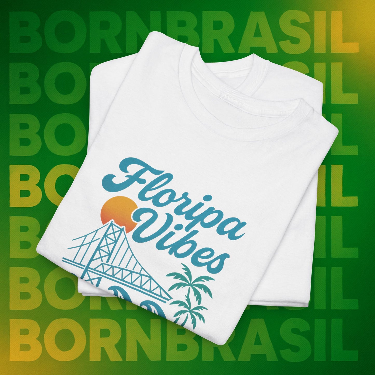 Camiseta Floripa Vibes – Better Than Miami BornBrasil