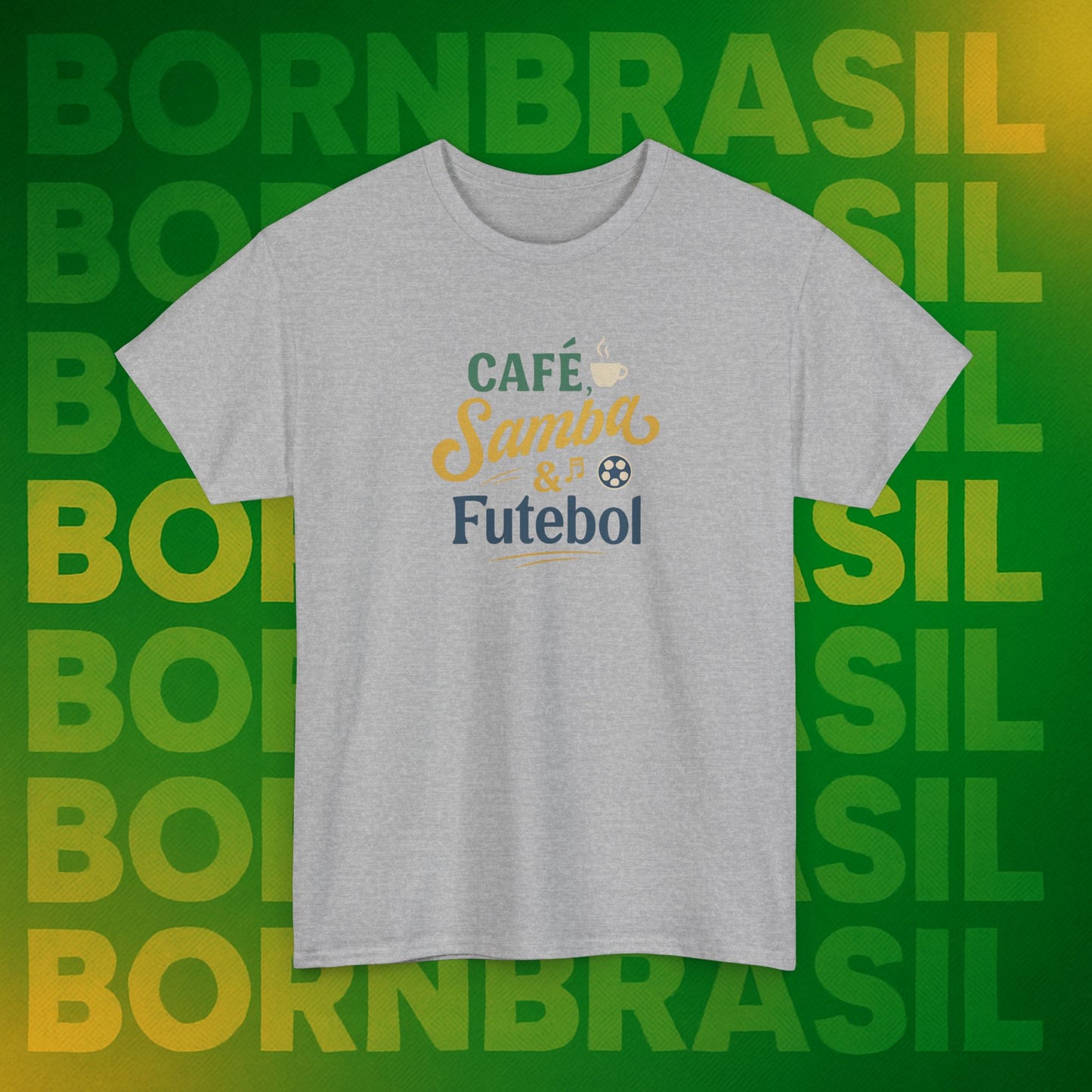 Camiseta Born in Brazil – Orgulho Nacional BornBrasil