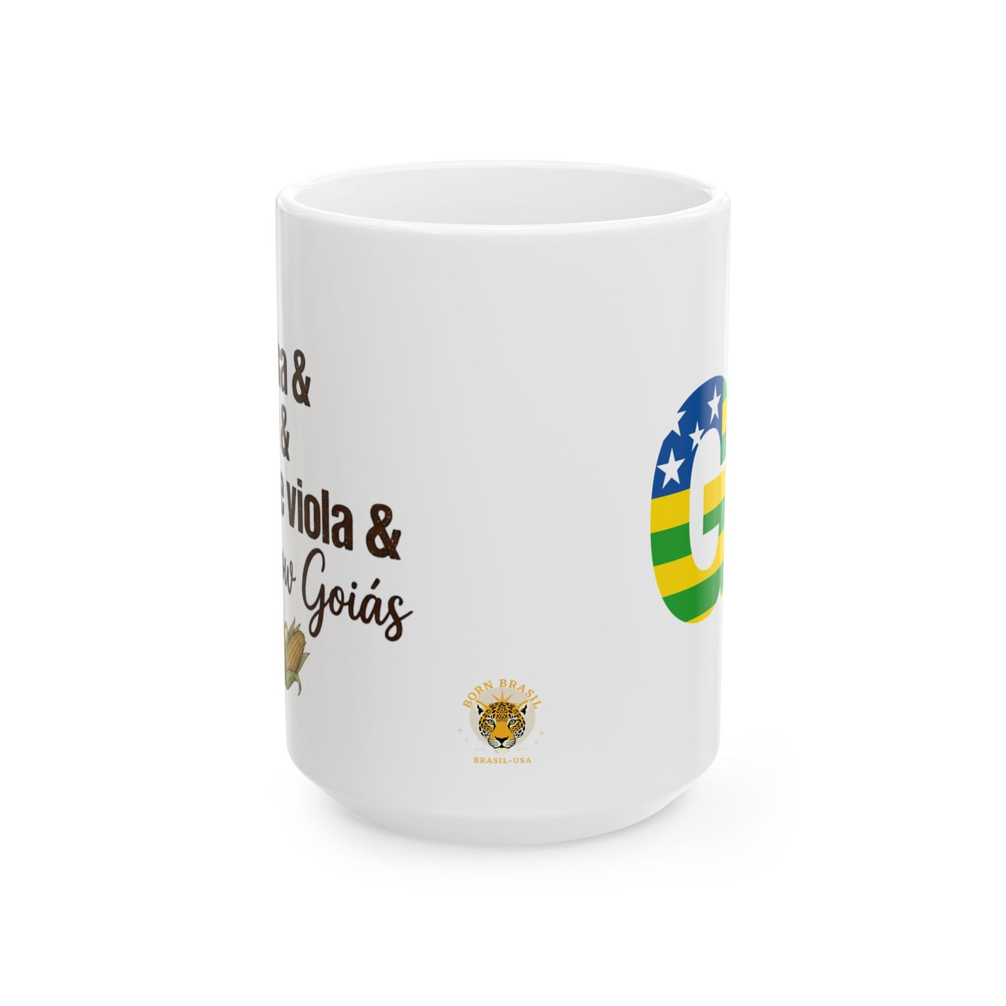 Caneca de Cerâmica "Alma Goiana" – Piqui, Viola & Cafézin