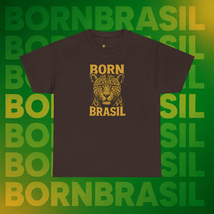 Camiseta Masculina Born Brasil Onça-Pintada Premium