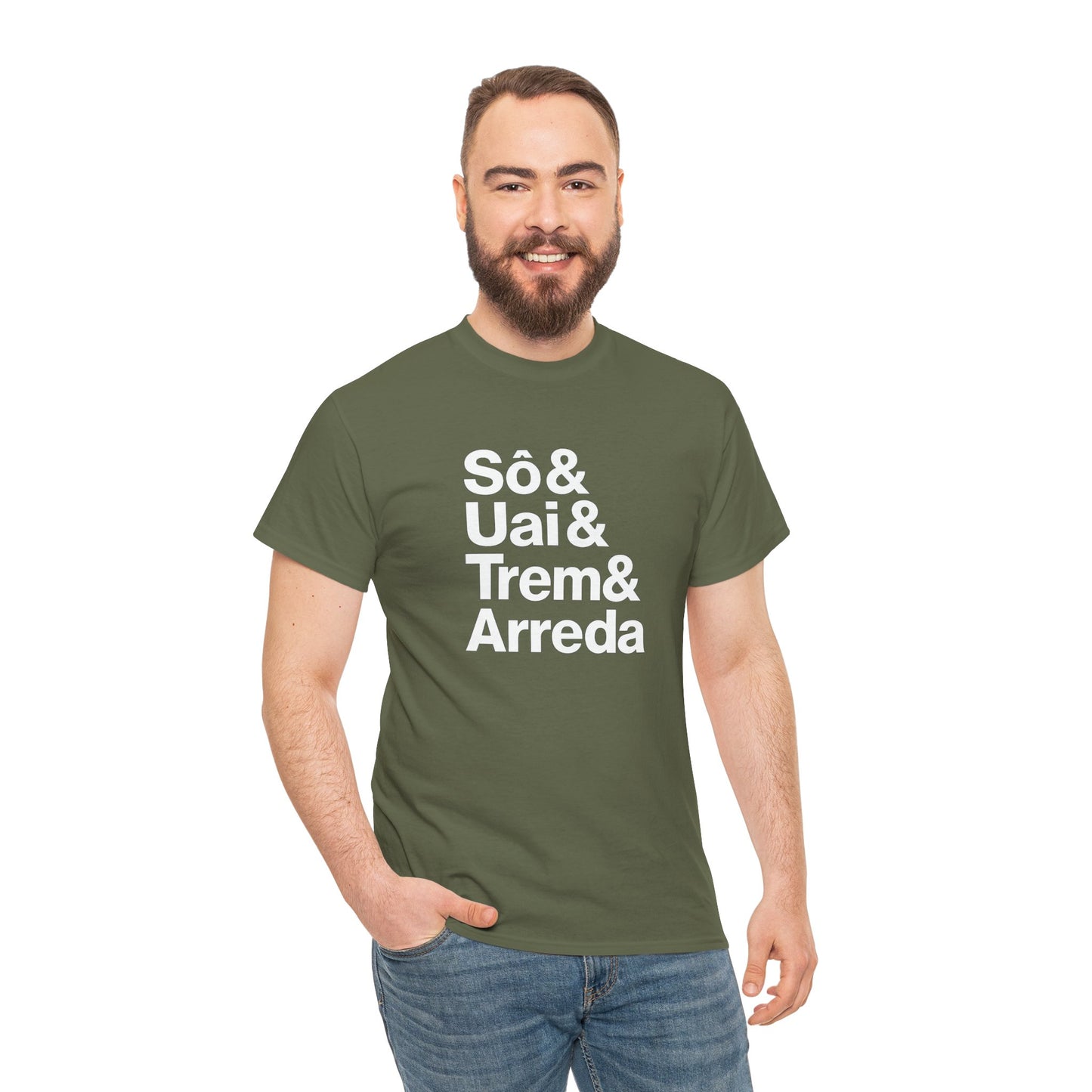 Camiseta Sô & Uai & Trem & Arreda – Cultura Mineira BornBrasil