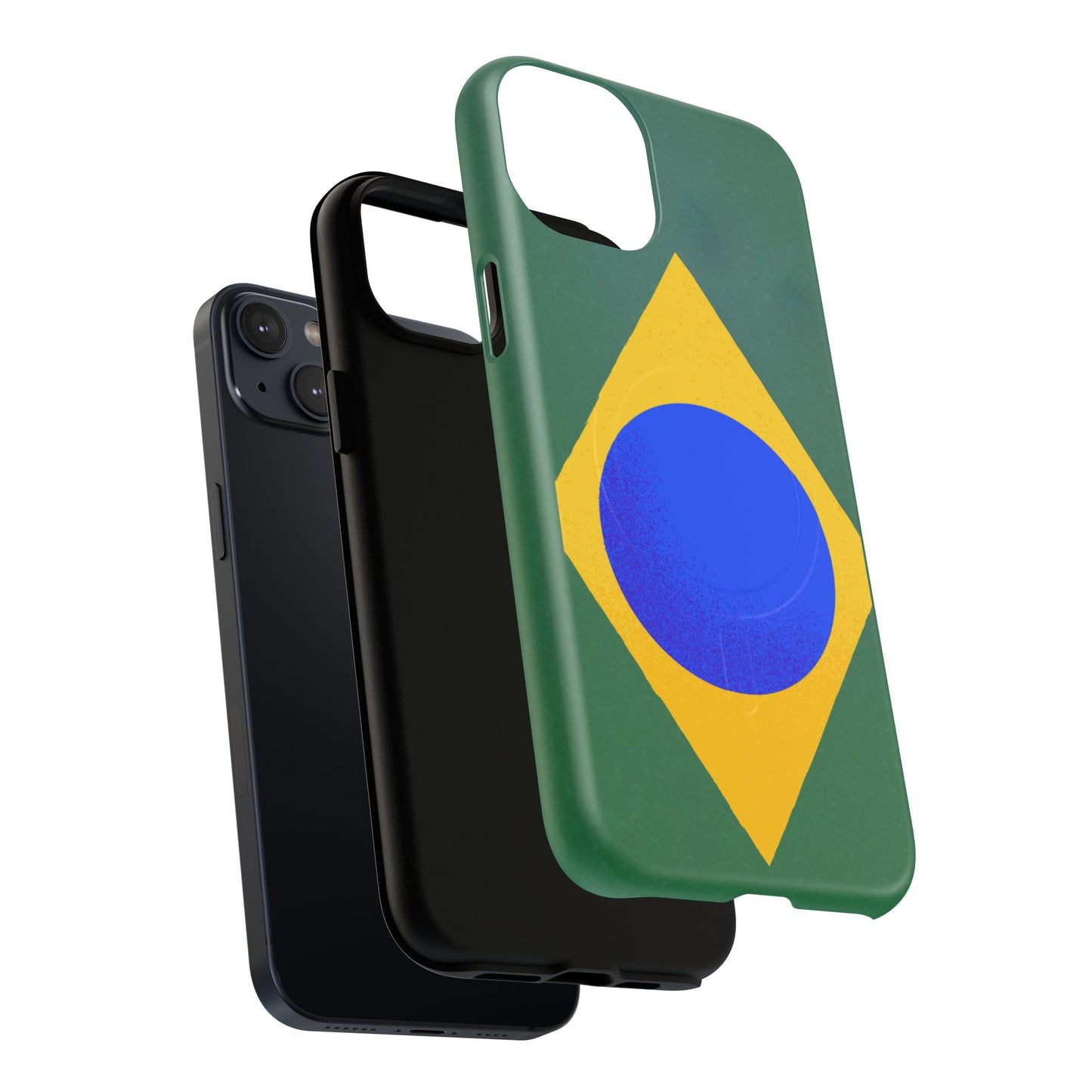 Capa MagSafe iPhone "Bandeira Minimalista" - Case Magnética Premium (iPhone 13 ao 17 Pro Max)