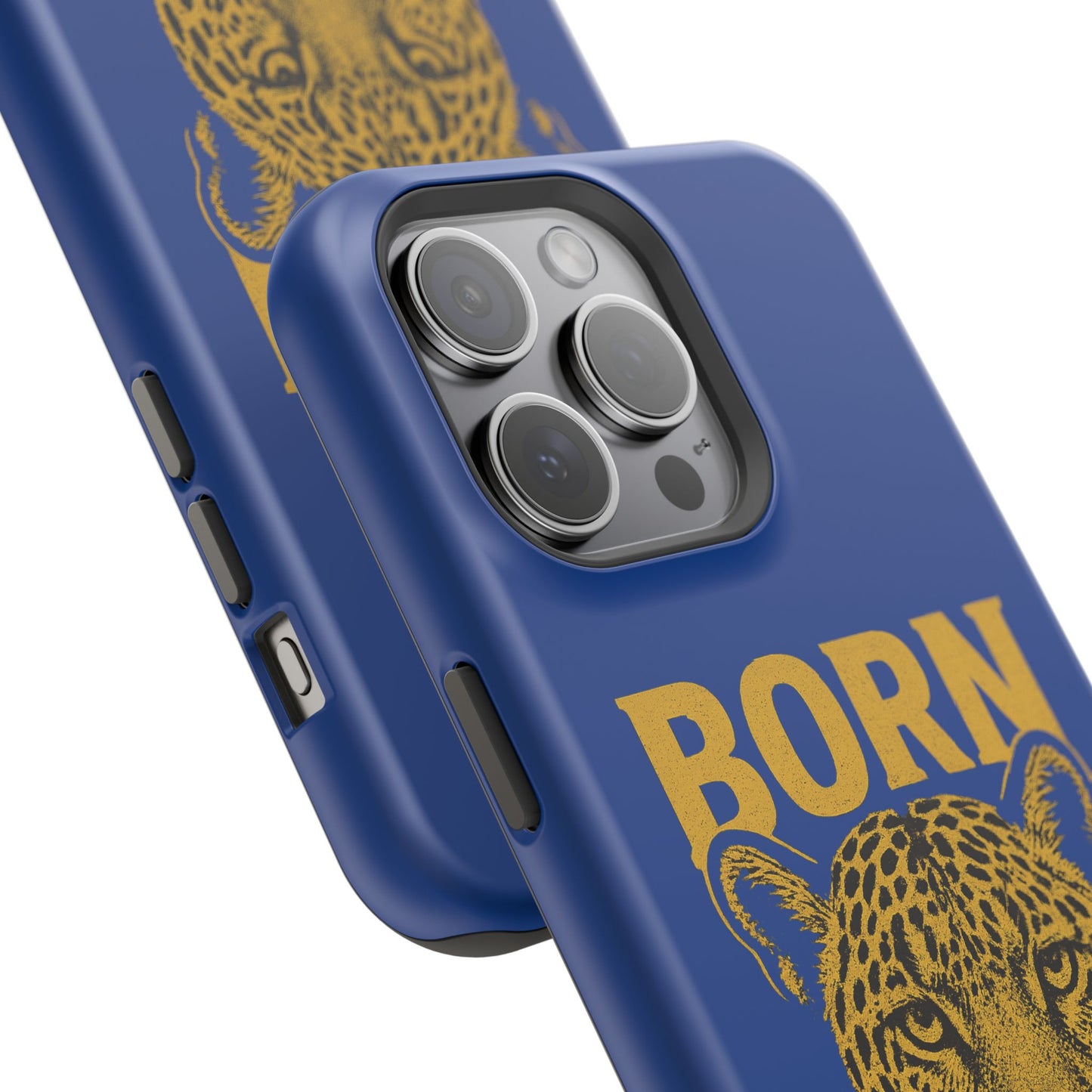 Capinha iPhone Impact-Resistant “Born Brasil Onça” – Proteção Premium do 11 ao 17 Pro Max | BornBrasil