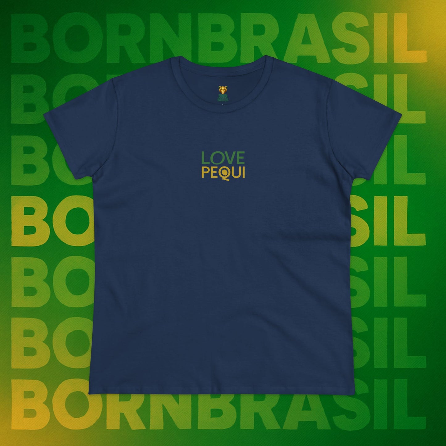 Camiseta Babylook Feminina “Love Pequi” – Orgulho Goiano | BornBrasil