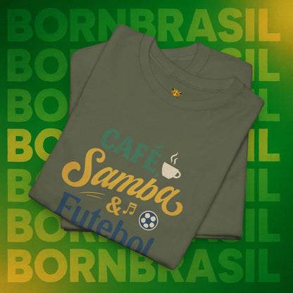 Camiseta Born in Brazil – Orgulho Nacional BornBrasil
