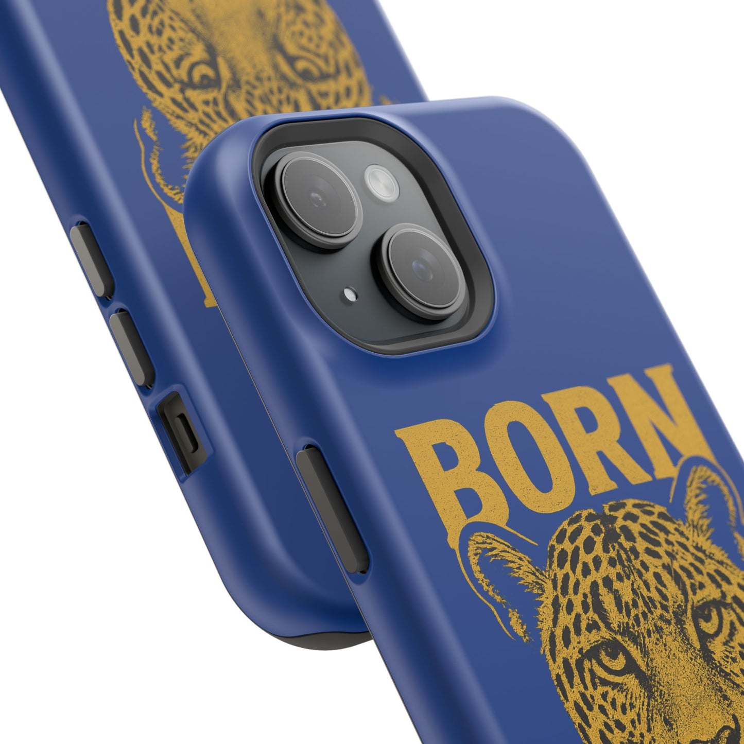 Capinha iPhone Impact-Resistant “Born Brasil Onça” – Proteção Premium do 11 ao 17 Pro Max | BornBrasil