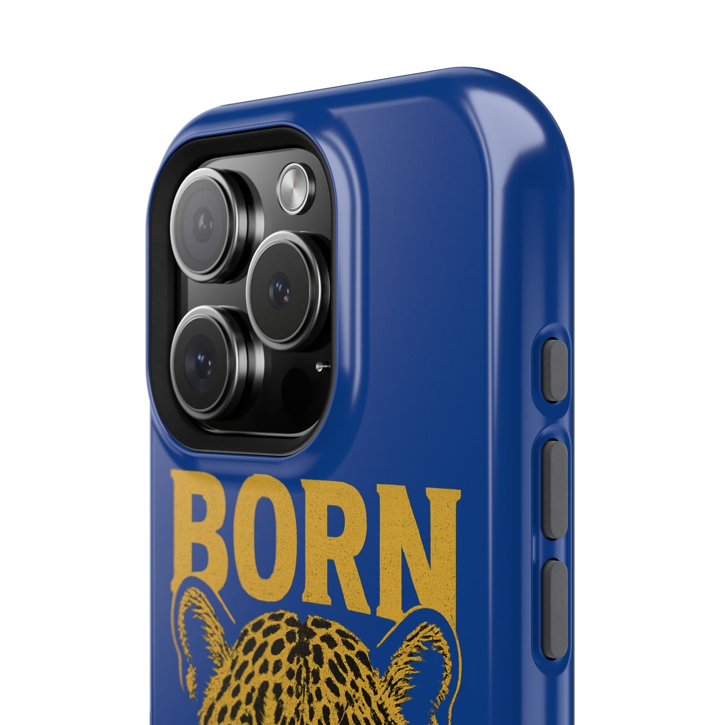 Capinha iPhone Impact-Resistant “Born Brasil Onça” – Proteção Premium do 11 ao 17 Pro Max | BornBrasil