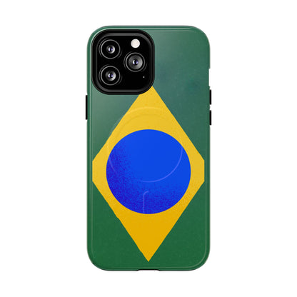 Capa MagSafe iPhone "Bandeira Minimalista" - Case Magnética Premium (iPhone 13 ao 17 Pro Max)