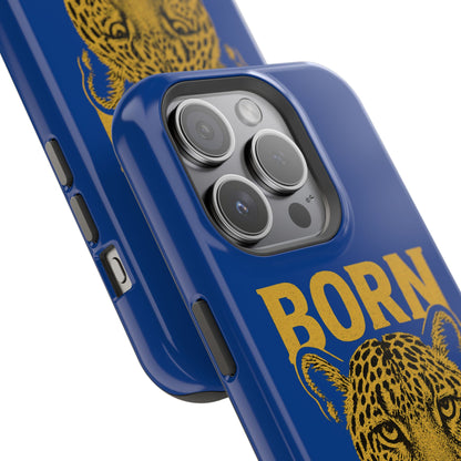 Capinha iPhone Impact-Resistant “Born Brasil Onça” – Proteção Premium do 11 ao 17 Pro Max | BornBrasil