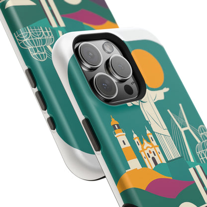 iphone e samsung com imã