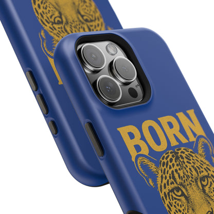 Capinha iPhone Impact-Resistant “Born Brasil Onça” – Proteção Premium do 11 ao 17 Pro Max | BornBrasil