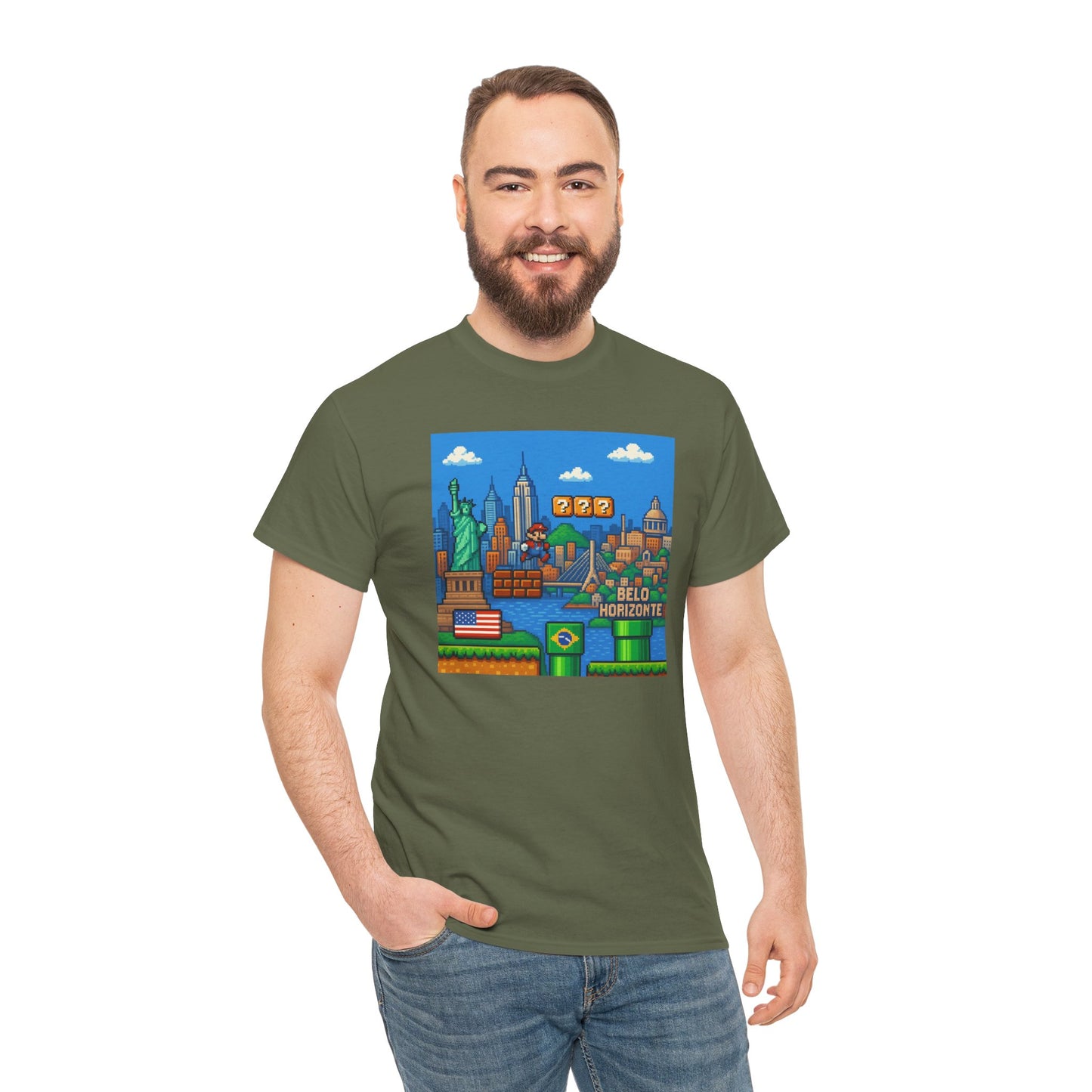 Camiseta De Volta Pro Brasil – Nostalgia Gamer BornBrasil