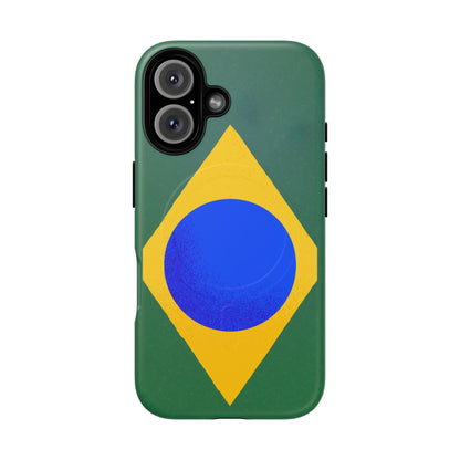 Capa MagSafe iPhone "Bandeira Minimalista" - Case Magnética Premium (iPhone 13 ao 17 Pro Max)
