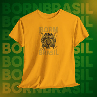 Camiseta Masculina Born Brasil Onça-Pintada Premium
