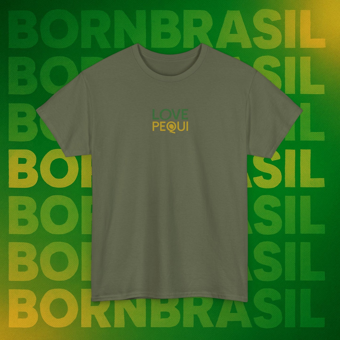 Camiseta Love Pequi – Minimalista Premium BornBrasil