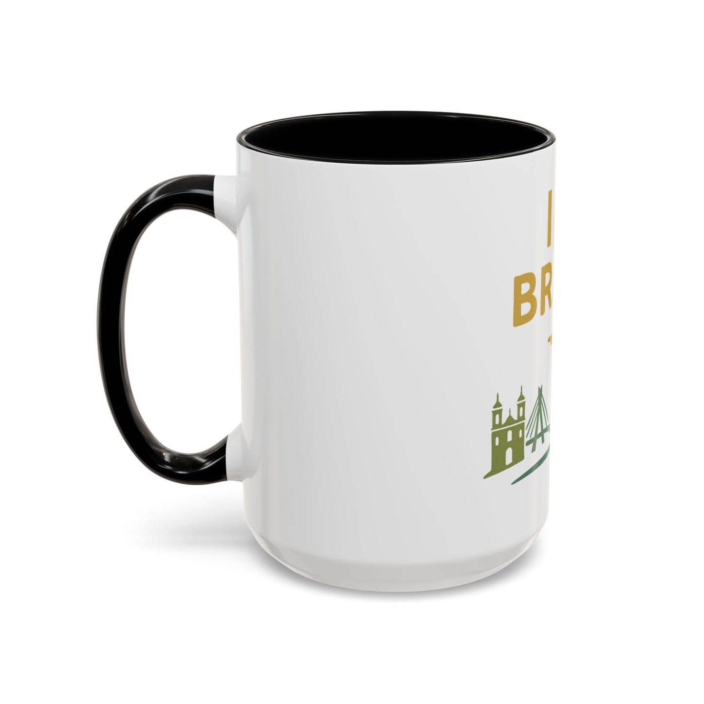 Copy of I  Brasil Accent Coffee Mug - Perfect Gift for Travel Lovers, Home Decor, Coffee Enthusiasts, Brazil Souvenir, Daily Use Mug