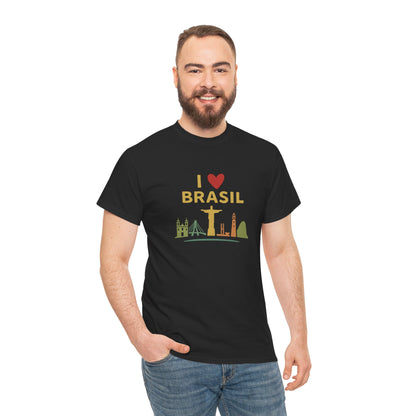 Camiseta I Love Brasil –  BornBrasil