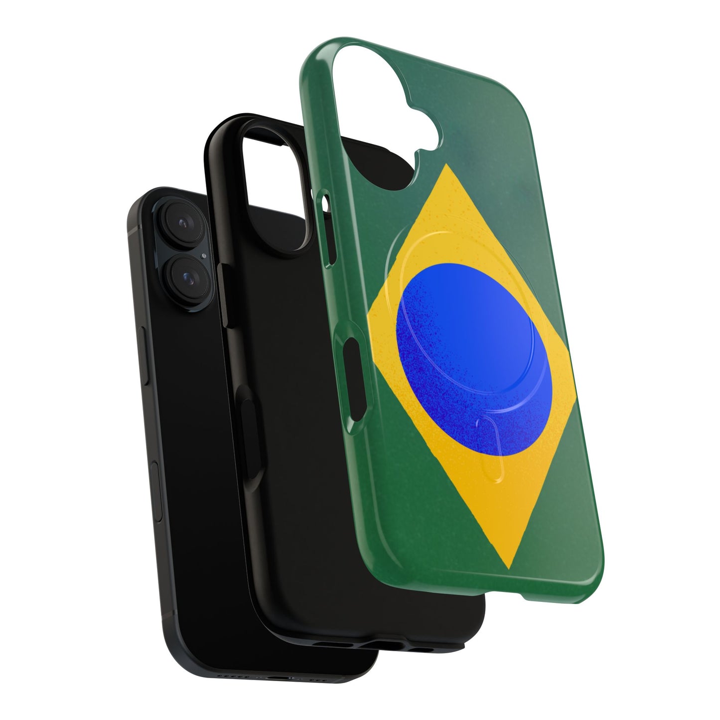 Capa MagSafe iPhone "Bandeira Minimalista" - Case Magnética Premium (iPhone 13 ao 17 Pro Max)