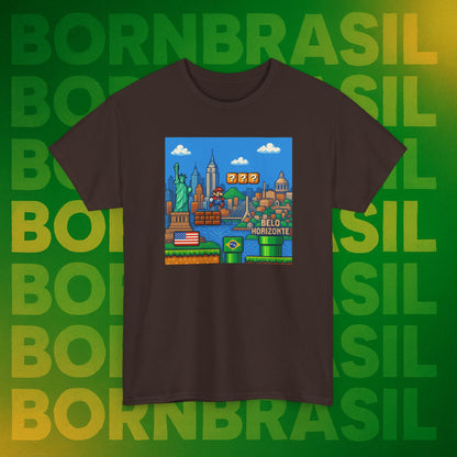 Camiseta De Volta Pro Brasil – Nostalgia Gamer BornBrasil